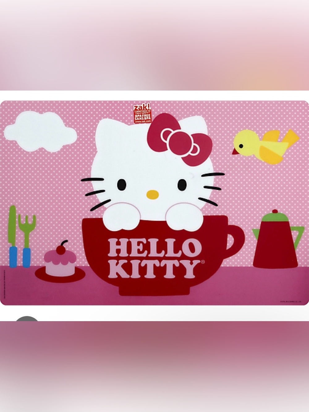NWT HELLO KITTY Placemat by Sanrio